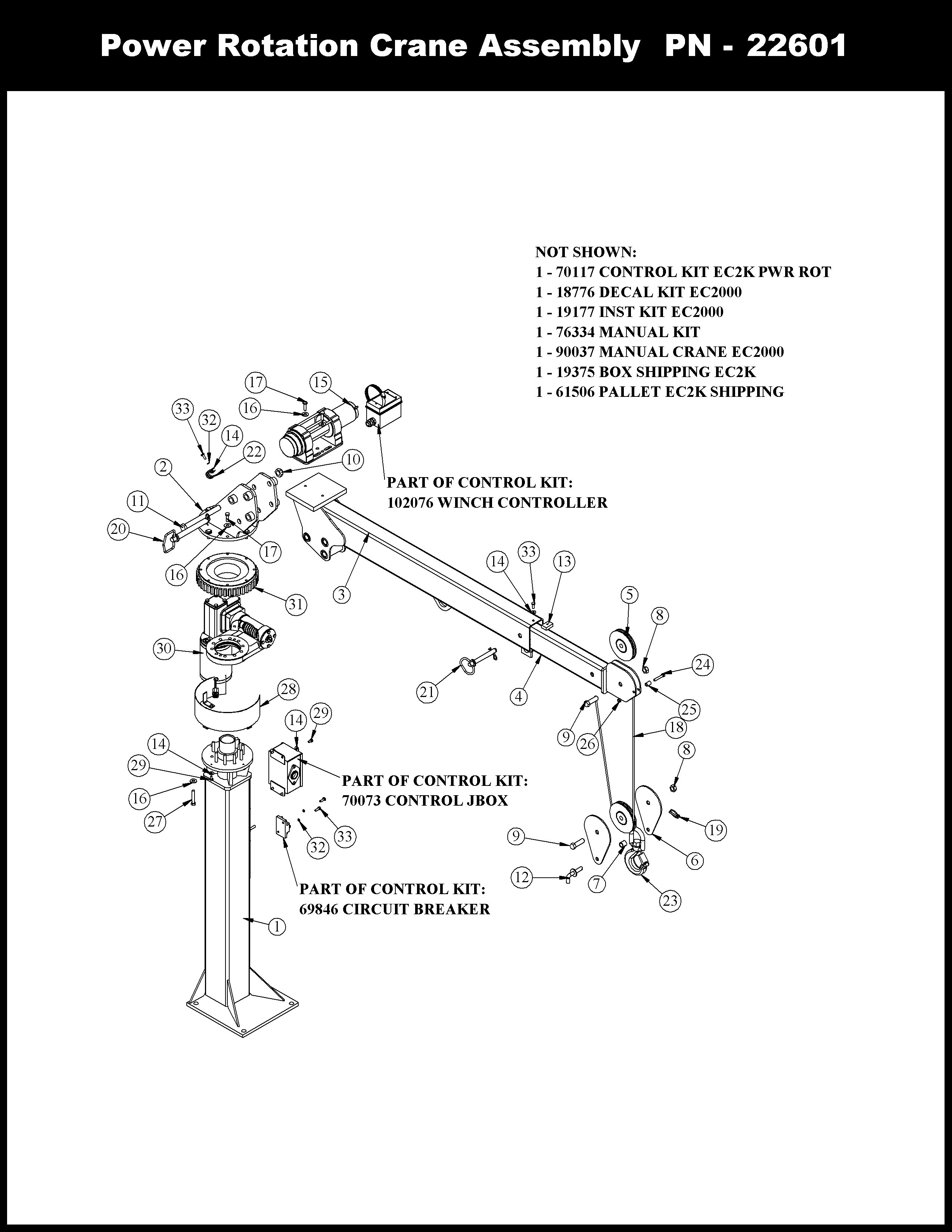 Stellar Industries 12628 Users Manual Telescopic Crane